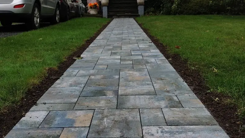 Hardscaping before Tru-Scapes