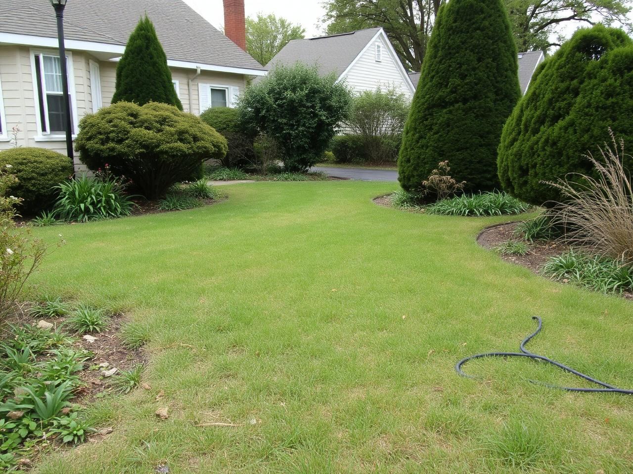 Custom Landscape Design before Tru-Scapes
