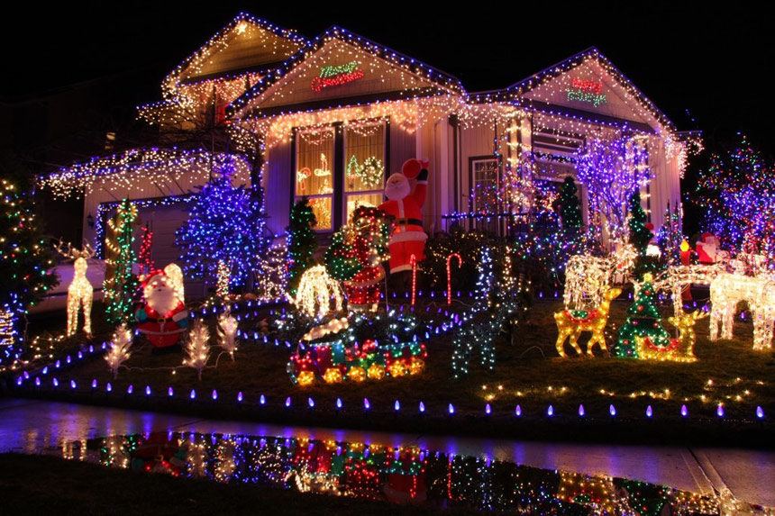 Holiday lighting installation